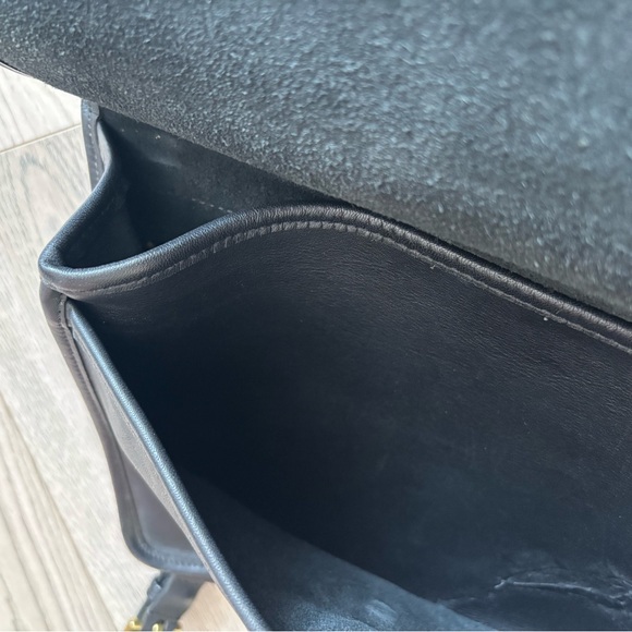 Vintage COACH Willis Leather Crossbody Bag Black - Picture 14 of 16